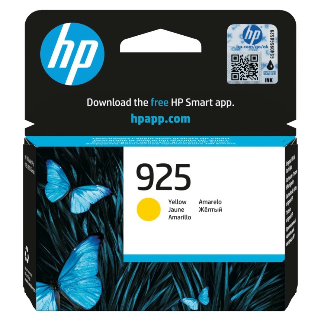 HP 925 Original Ink Cartridge Yellow