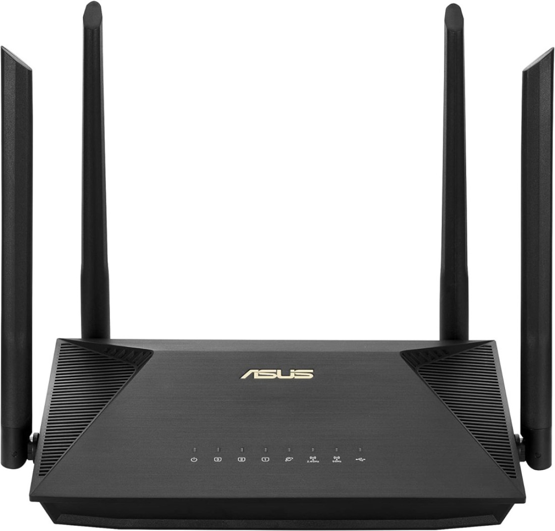 RT-AX52 (AX1800) Dual Band WiFi 6 Extendable Router, Instant Guard, Parental Controls, Built-in VPN, AiMesh Compatible, Gaming &amp; Streaming, Smart Home