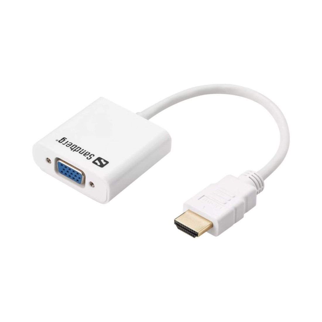 ساندبرغ محول HDMI إلى VGA - أبيض