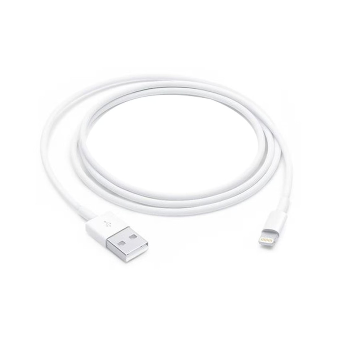 أبل كابل شحن من منفذ لايتنينغ إلى USB بطول 1 متر - أبيض