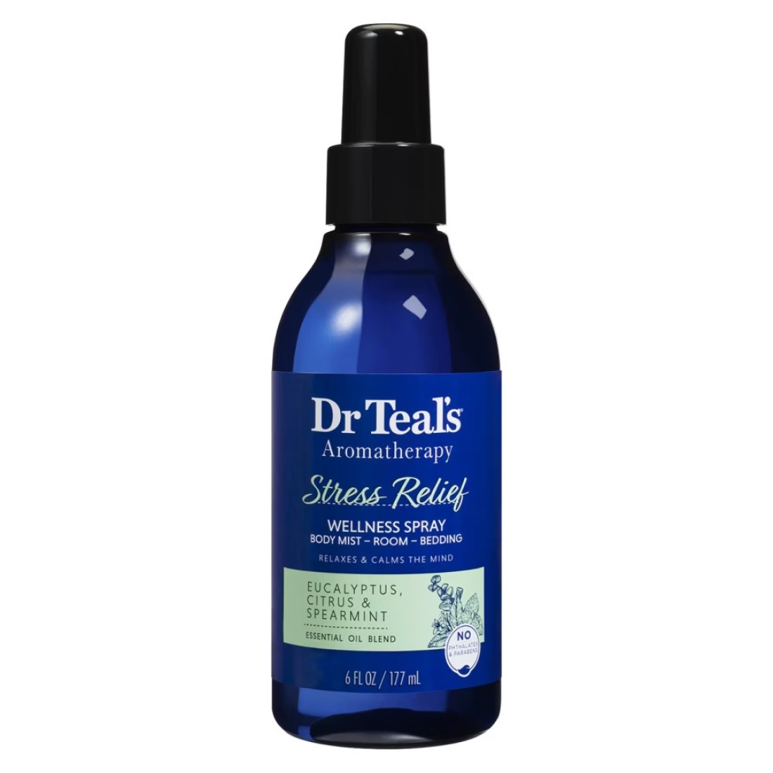 Dr Teal&#39;s Stress Relief Wellness Spray Eucalyptus Citrus and Spearmint 177ml