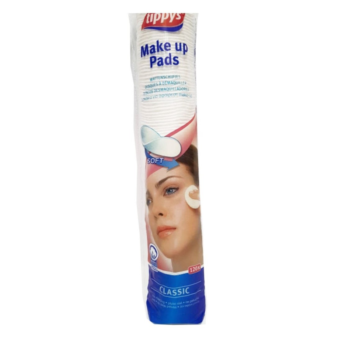 Tippys Classic 120 Makeup Pads White