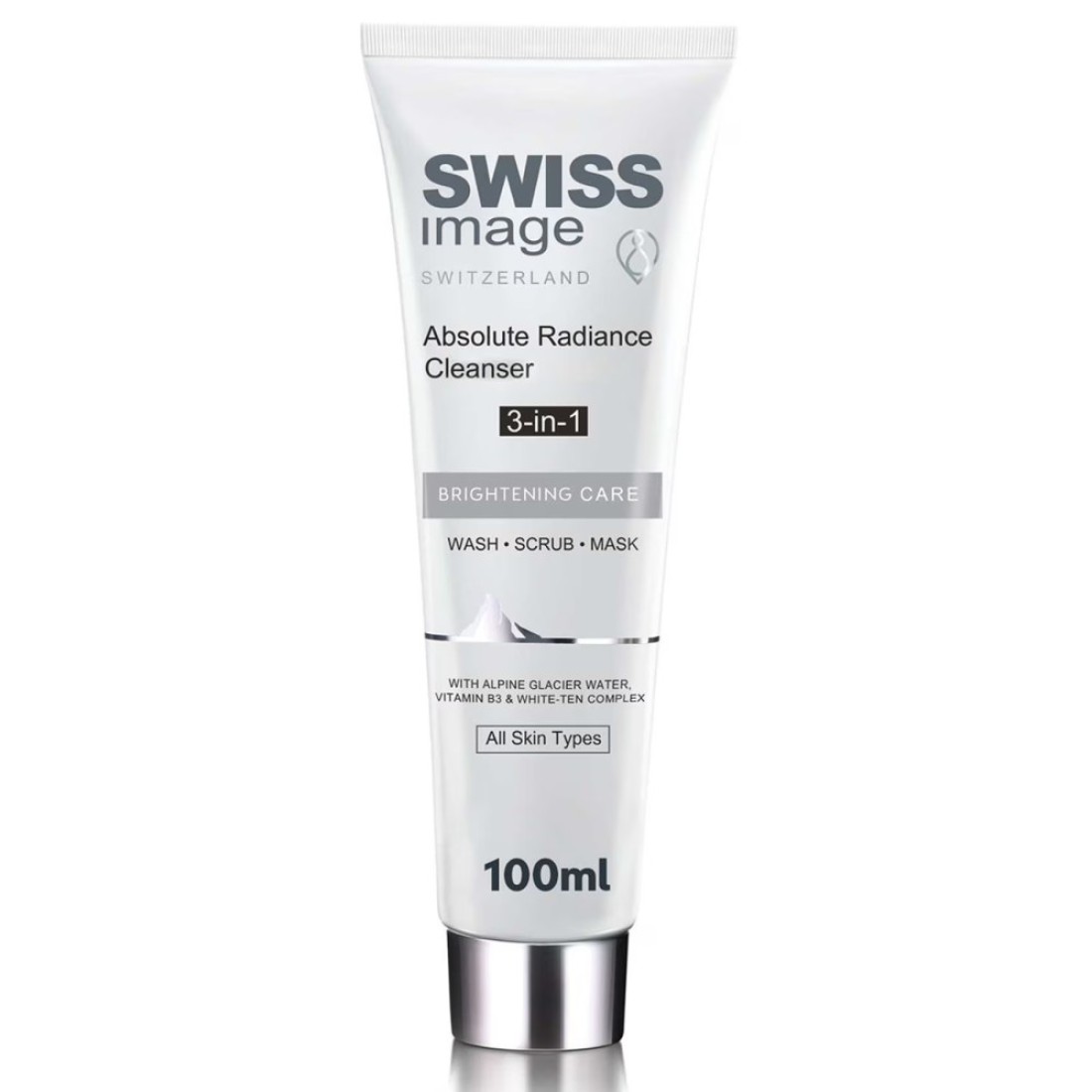 Swiss Image Absolute Radiance Whitening 3 in 1 Face WashاScrub &amp; Mask 100ml