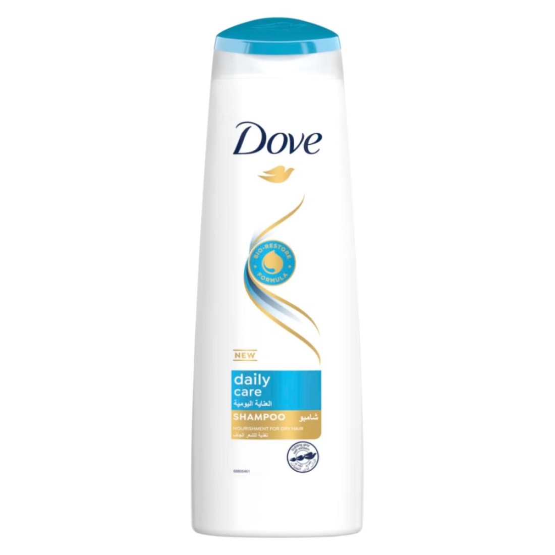Dove Shampoo for Dry Hair Daily Care Nourishing Care for up to 100% Softer Hair 400ml