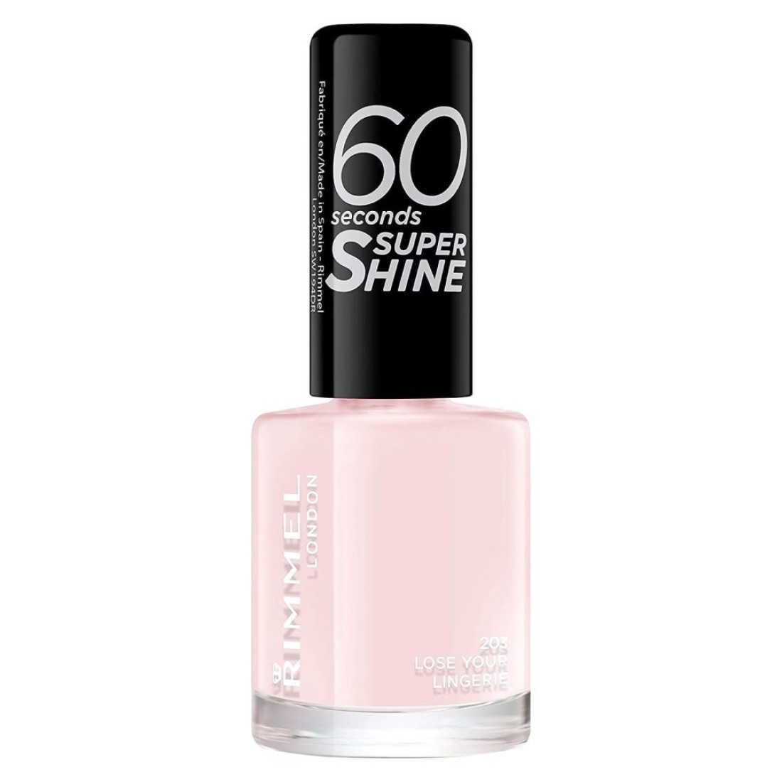 Rimmel London 60 Seconds Super Shine Nail Polish 203 Lose Your Lingerie 8ml