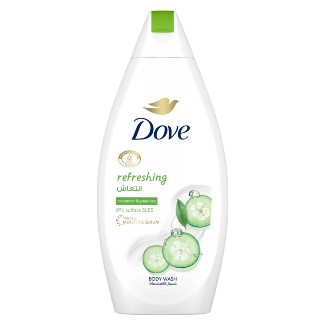 Dove Go Fresh Refreshing Body Wash For Skin Nourishing, Cucumber And Green Tea 750ml