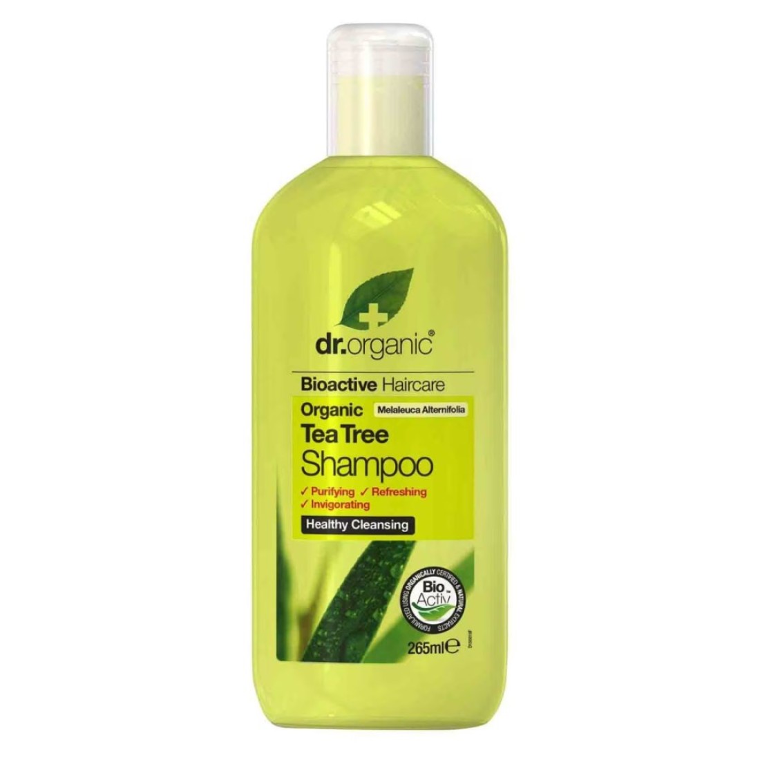 Dr. Organic Bioactive Skincare Organic Tea Tree Shampoo Green 265ml