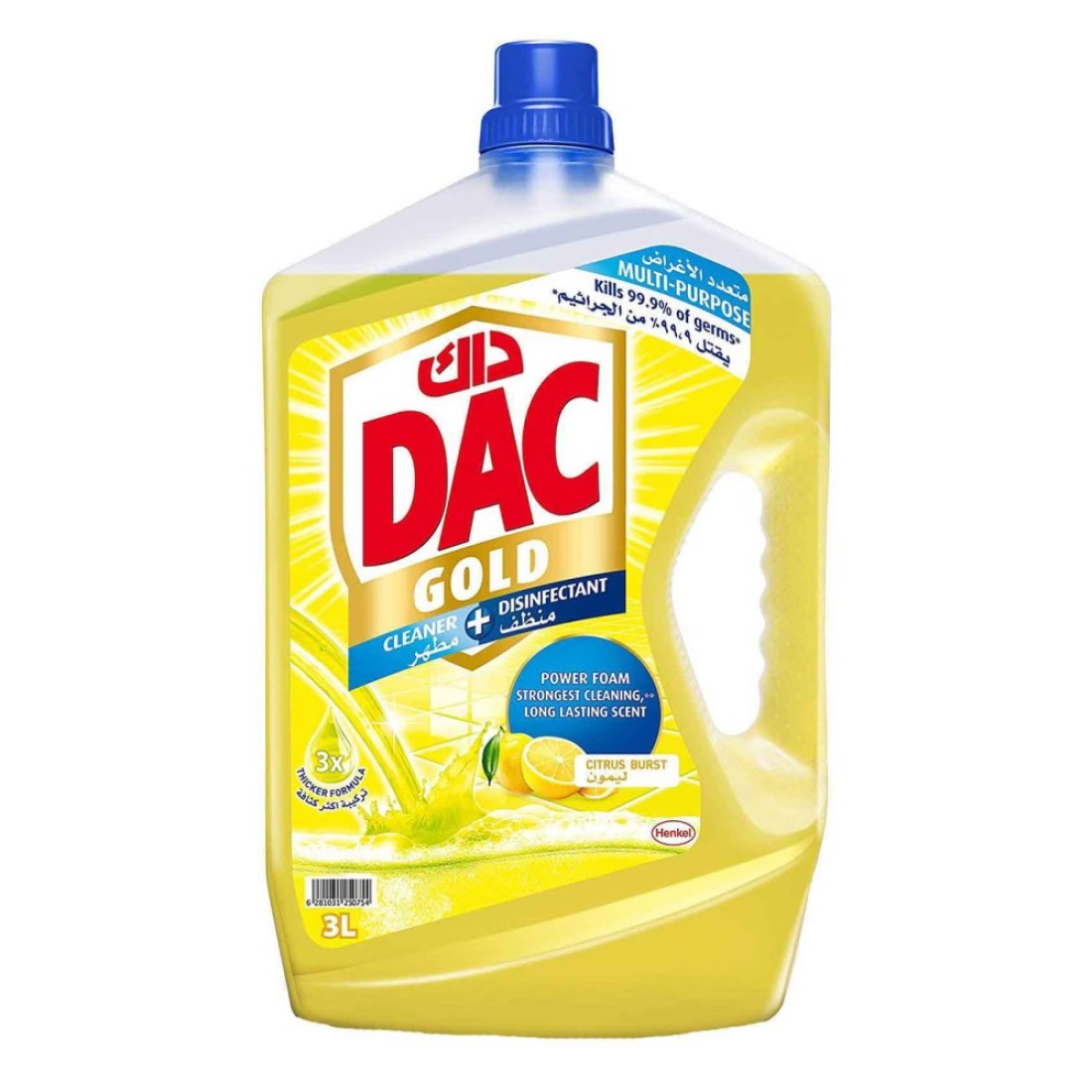 Dac Gold Multi-Purpose Disinfectant &amp; Liquid Cleaner Citrus 3L