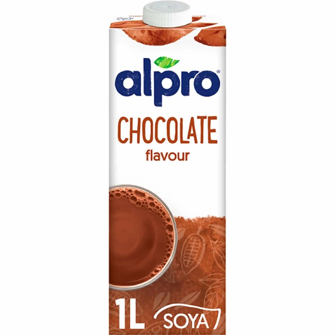 Alpro Soya Chocolate Drink, 100% Plant-Based, Lactose &amp; Dairy Free 1L