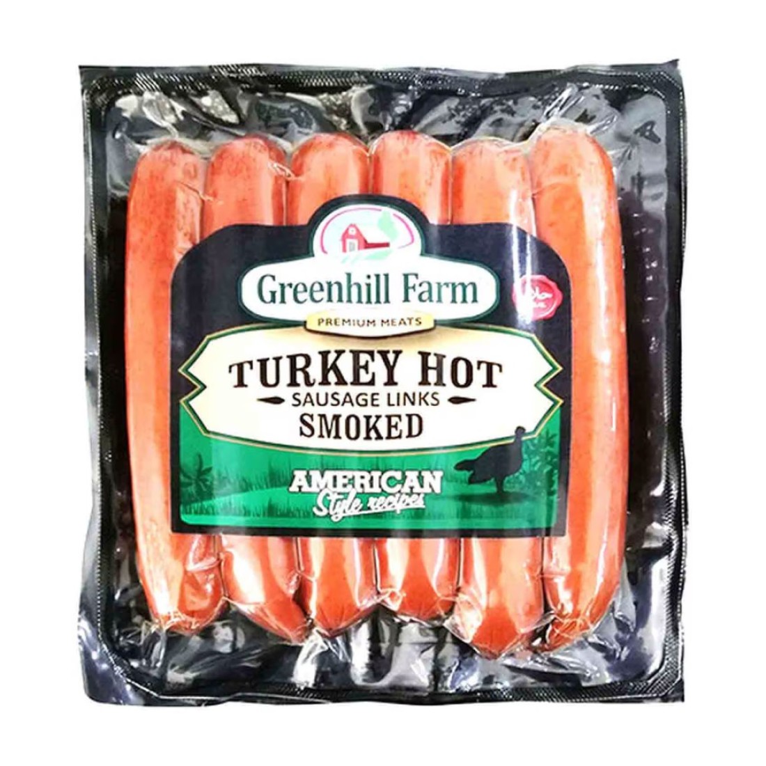 Greenhill Farm Turkey Hot Smoked Sausage 396g