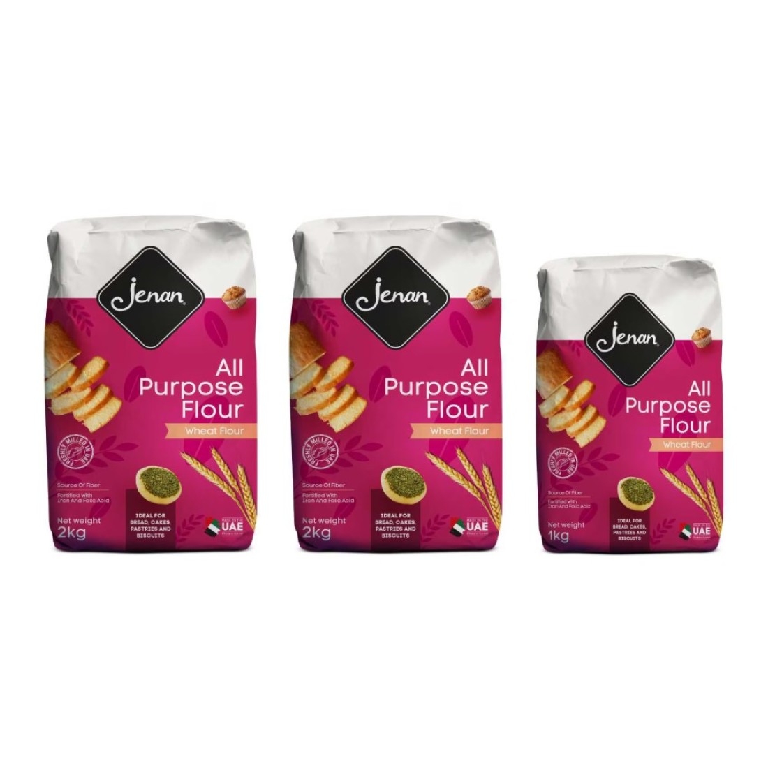 Jenan All Purpose Flour 2kg+1kg