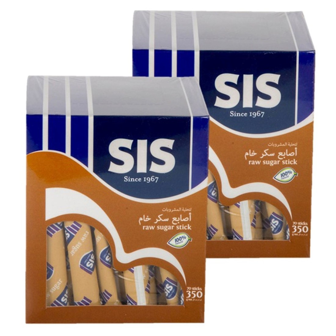 سيس راو أعواد سكر 350 غرام، من قطعتين