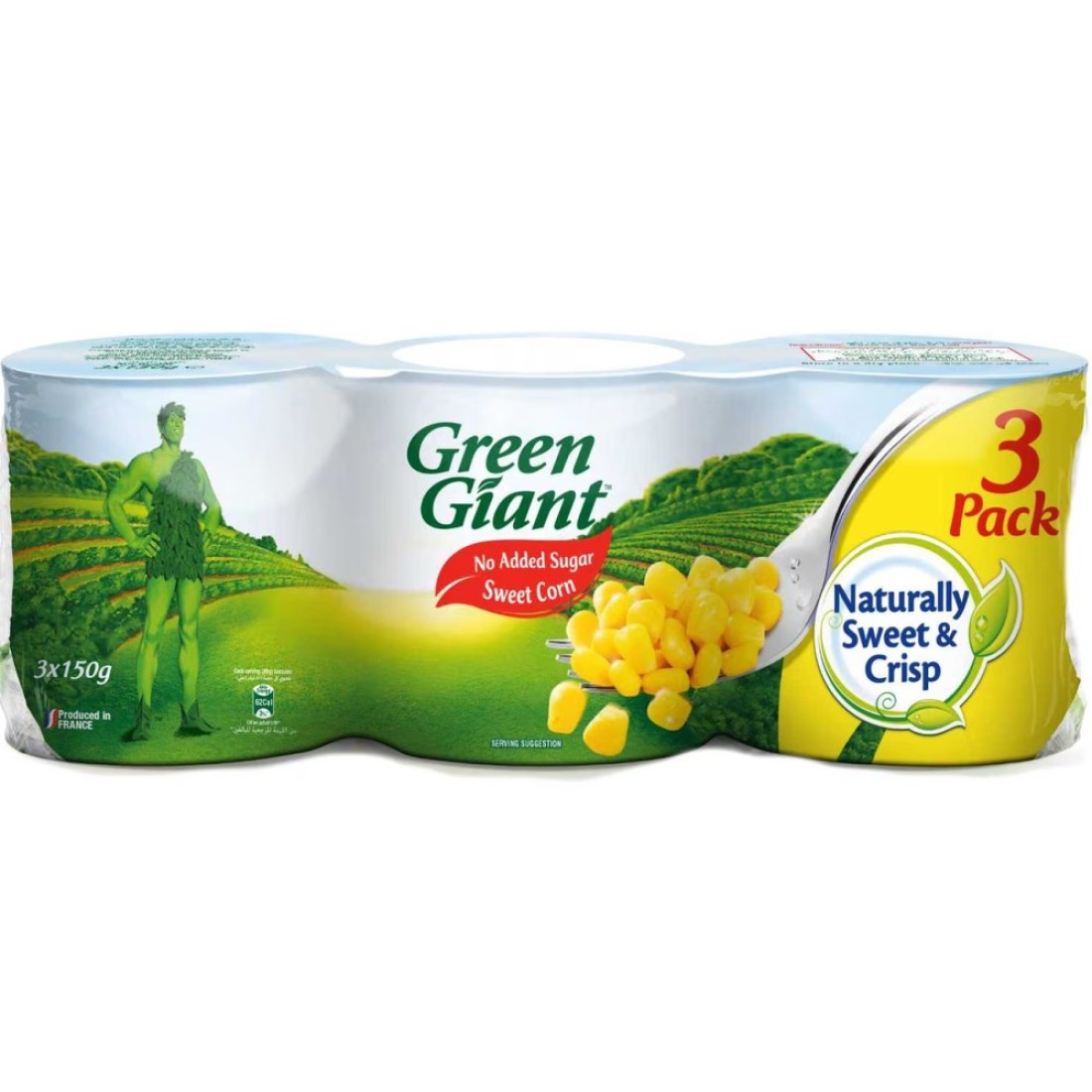 Green Giant Original Sweet Corn, 150g Pack of 3