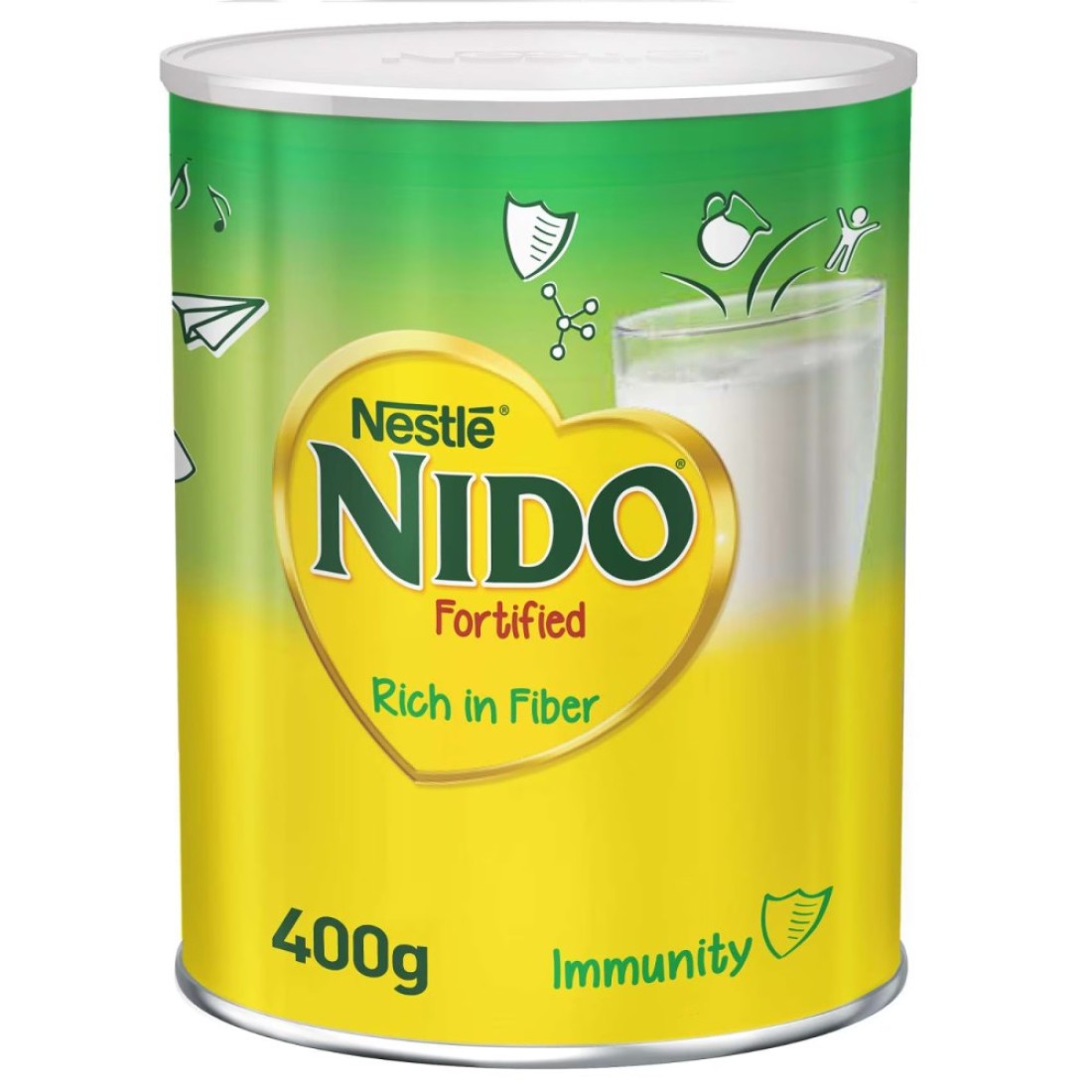 Nestle Nido Fortified Milk Powder Rich In Fiber Tin 400g