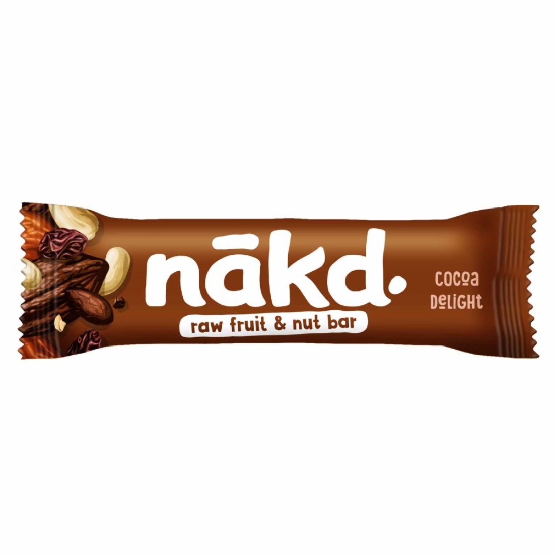 Nakd Cocoa Delight Raw Fruit and Nut Bar, 35g