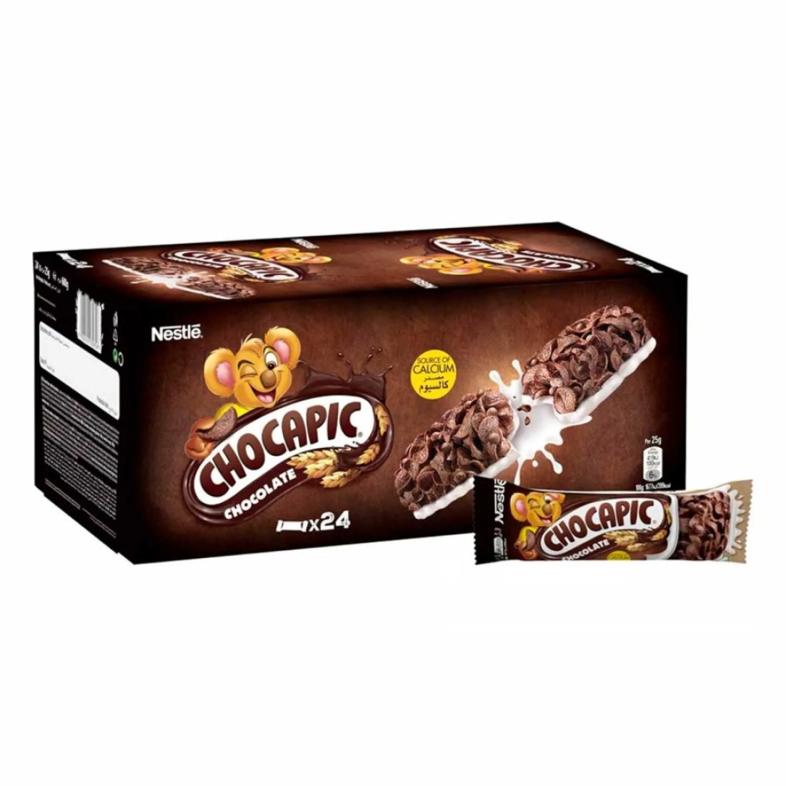 Nestle Chocapic Chocolate Cereal Bar, 25g Pack of 24