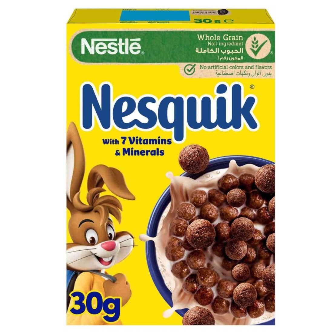 Nestle Nesquik Chocolate Breakfast Cereal, 30g