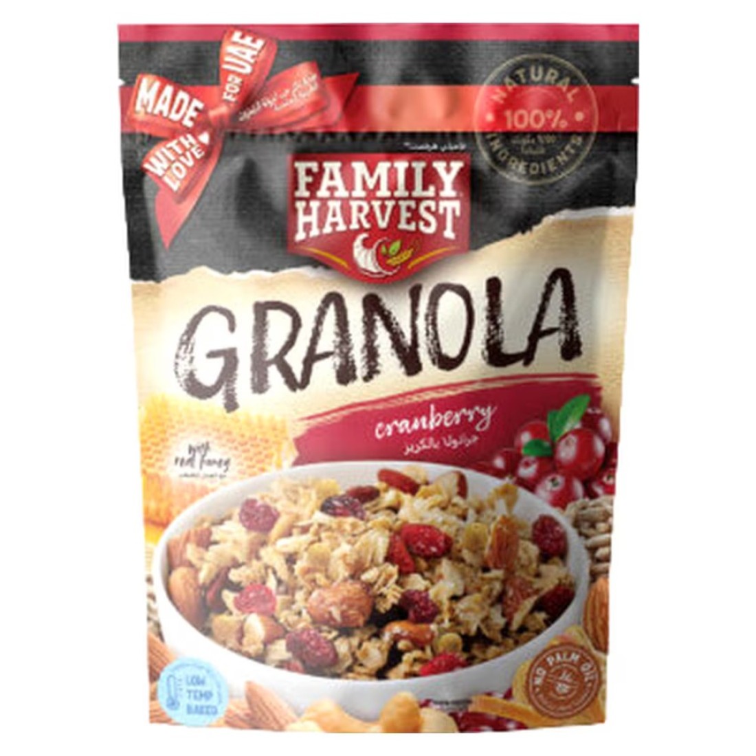 Family Harvest Granola Cranberry 250g