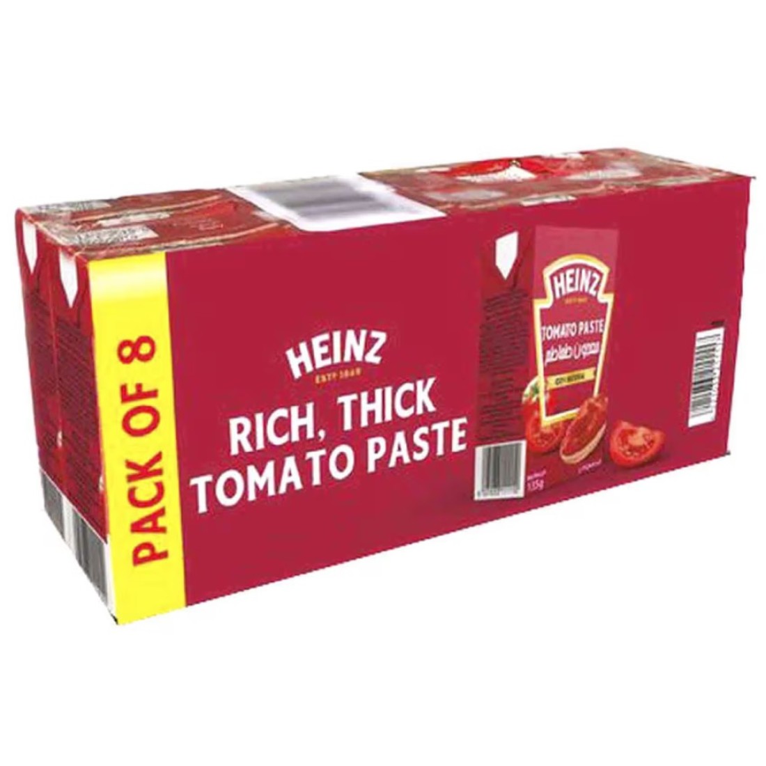Heinz Rich And Thick Tomato Paste 135g Pack of 8