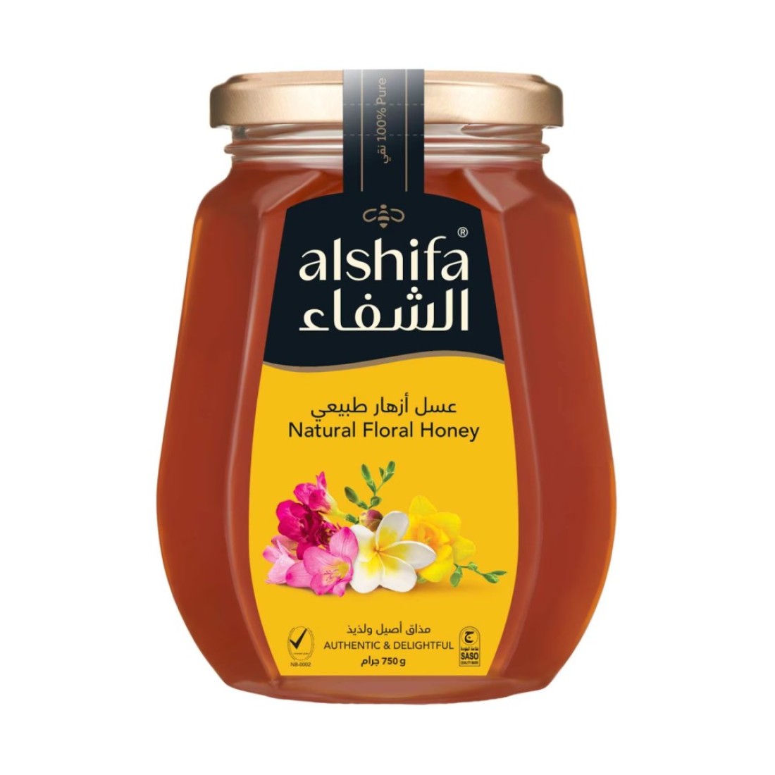 الشفاء عسل نقي، 750 غرام