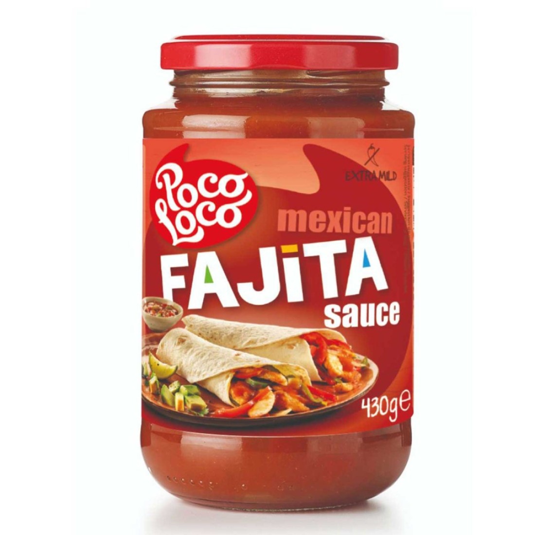 Poco Loco Extra Mild Mexican Fajita Sauce 430g