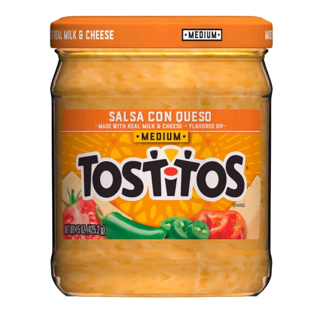 Tostitos Salsa Con Cheese Flavoured Dip, 425g