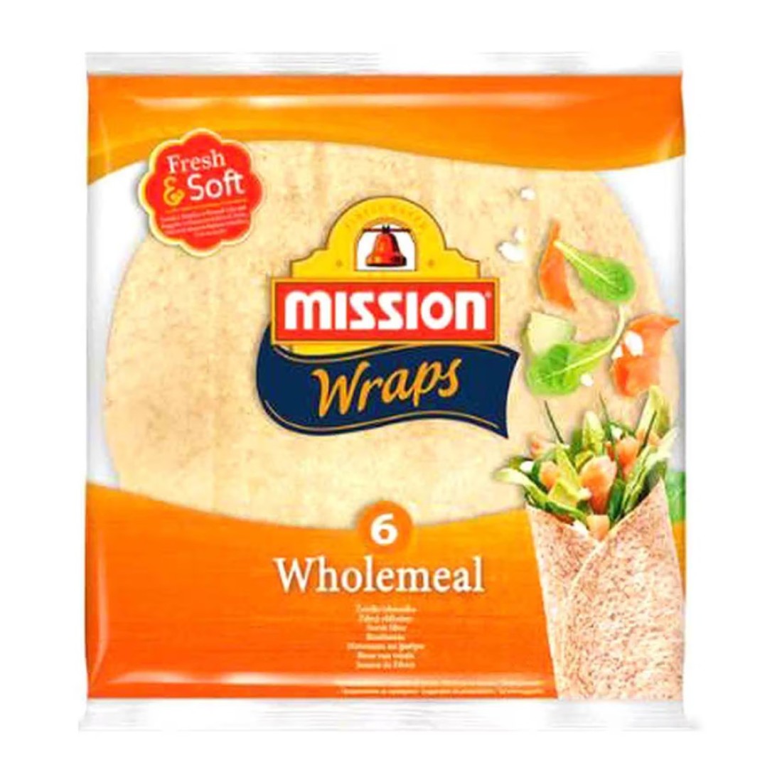 Mission Whole Wheat Tortilla Wraps 420g