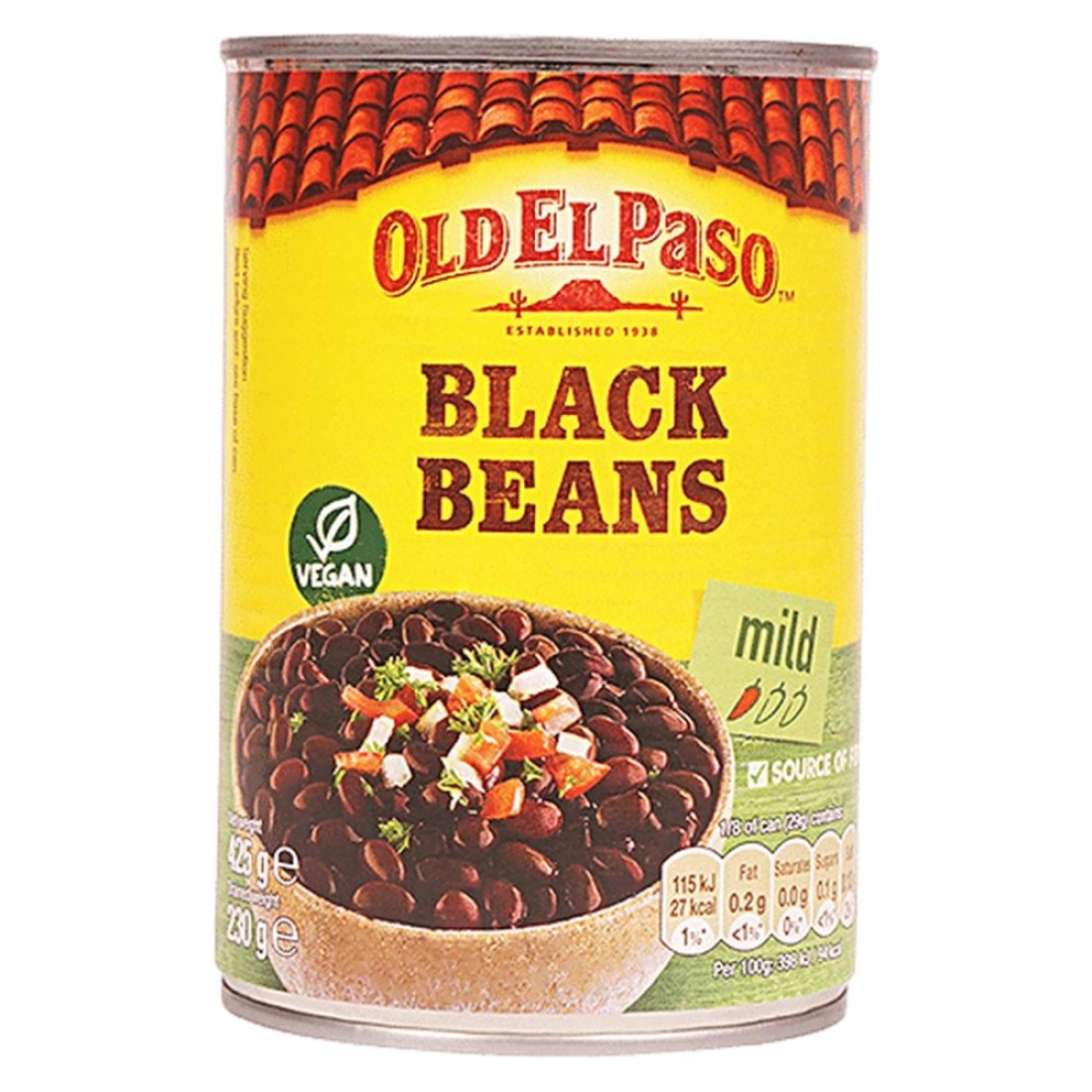 Old El Paso Black Beans 425g