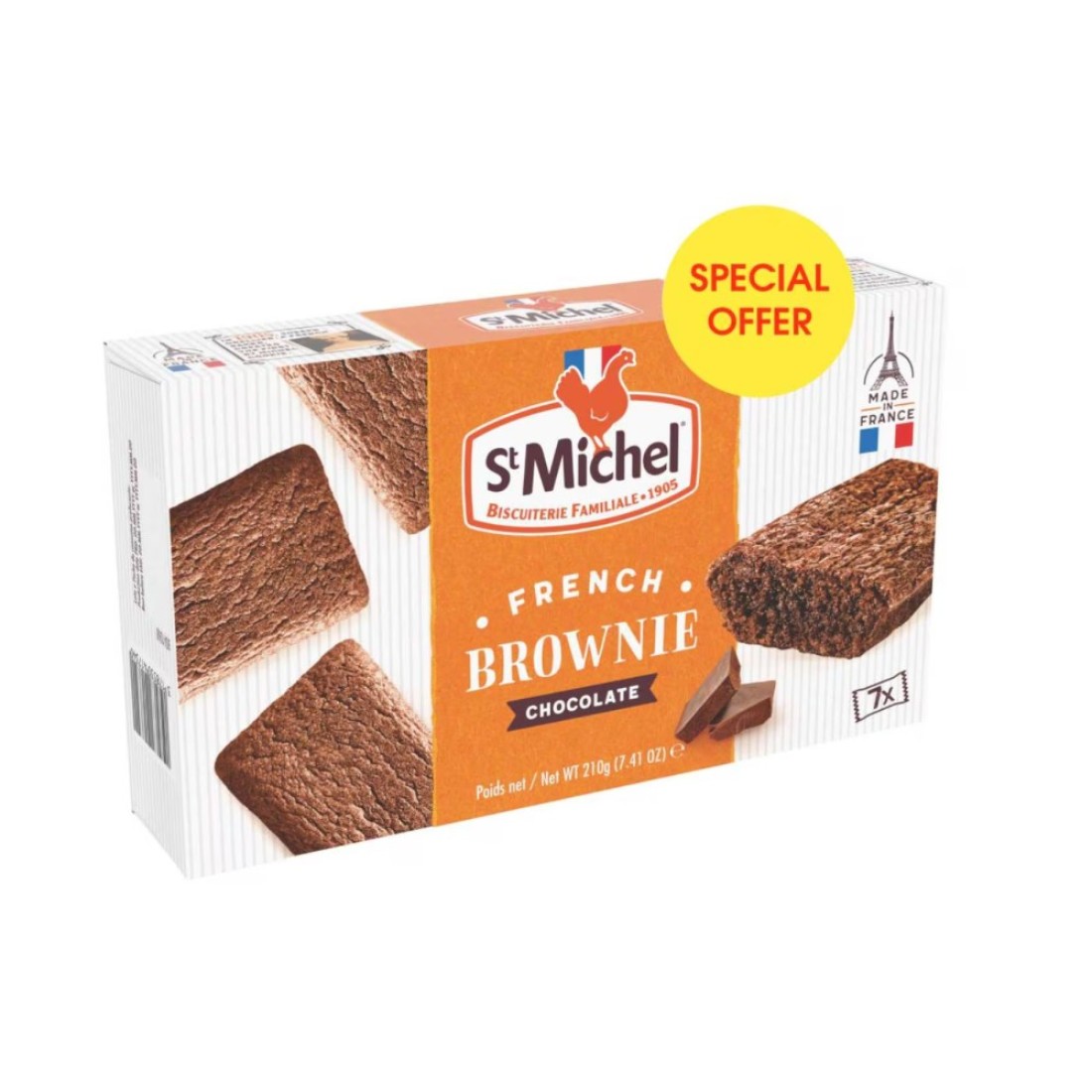 St Michel French Chocolate Brownies, 210g
