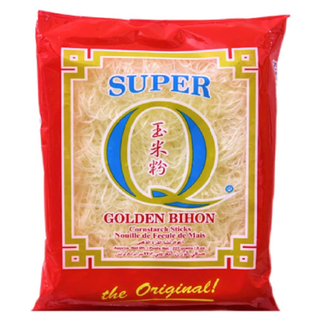 Super Golden Bihon Corn-starch Sticks, 227g