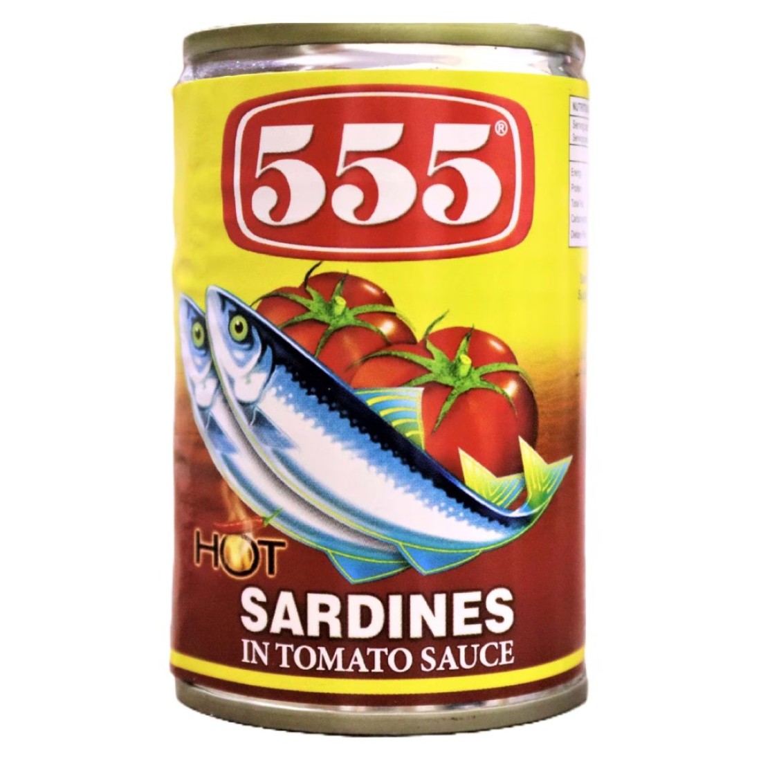 555 Hot Sardines in Tomato Sauce,155g