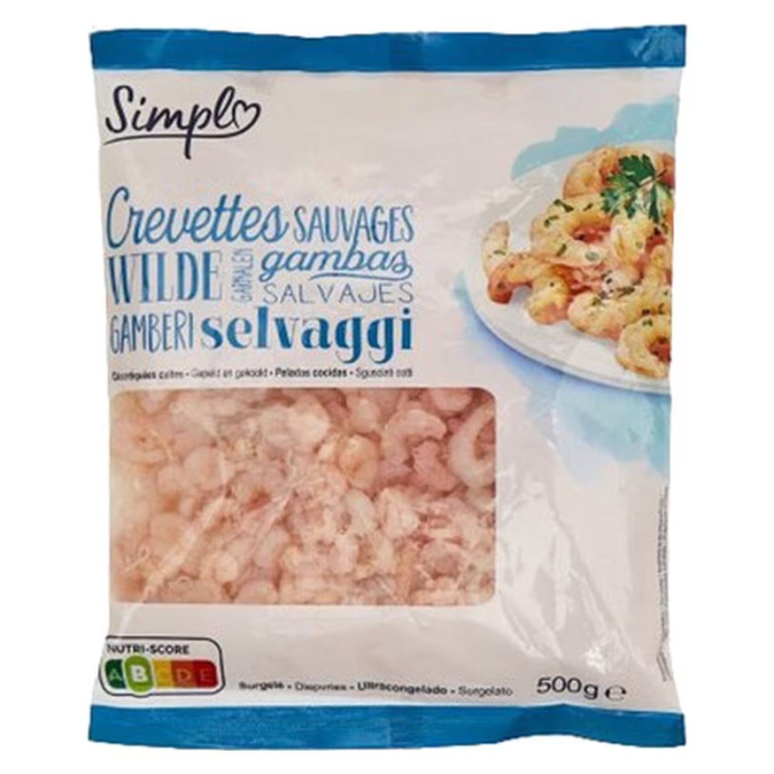 Simply Peeled Cooked Shrimp 500g