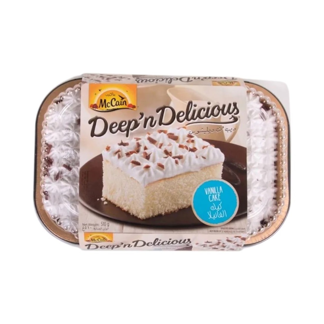 McCain Deep N Delicious Vanilla Cake 510g