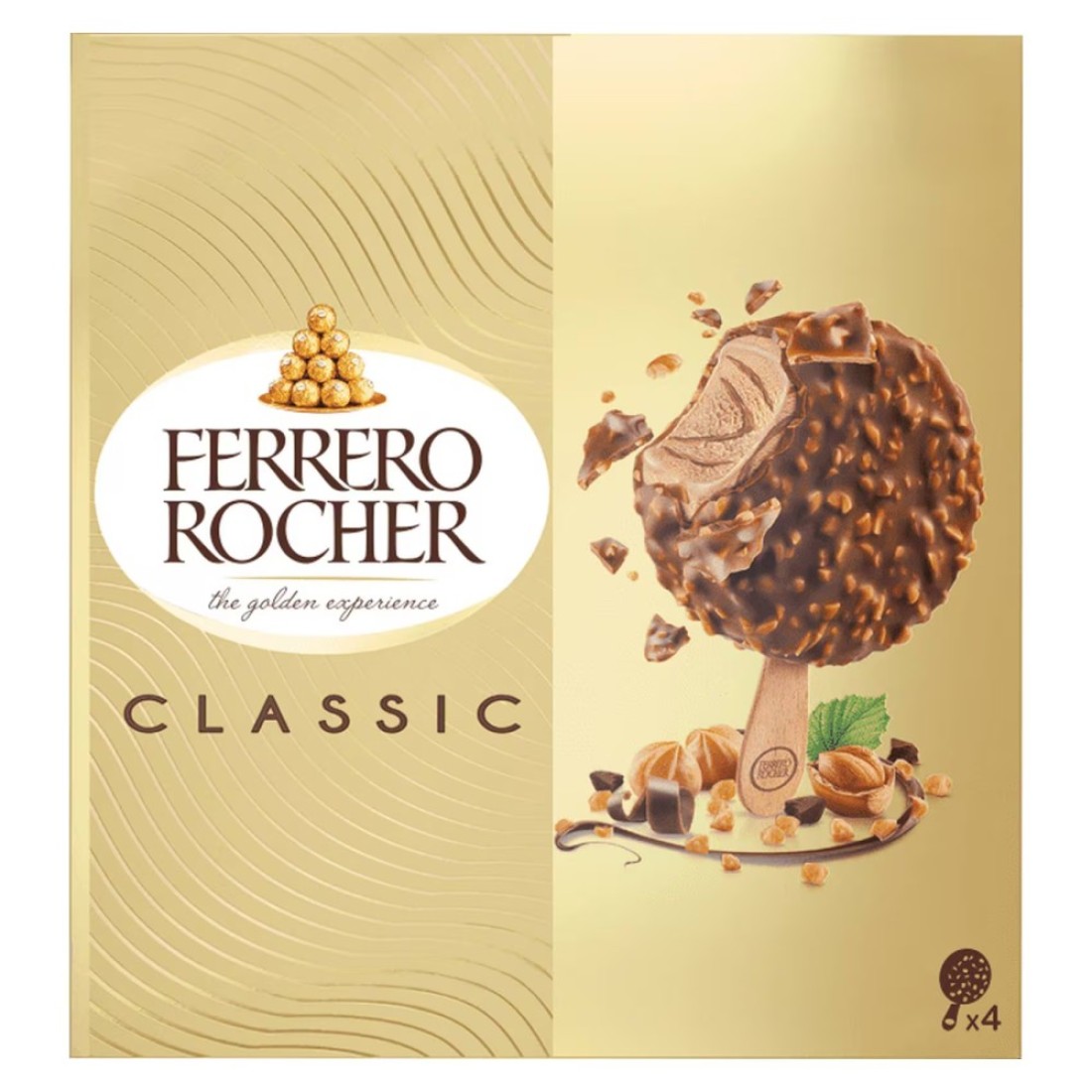 Ferrero Rocher Classic Stick Ice Cream 70ml Pack of 4