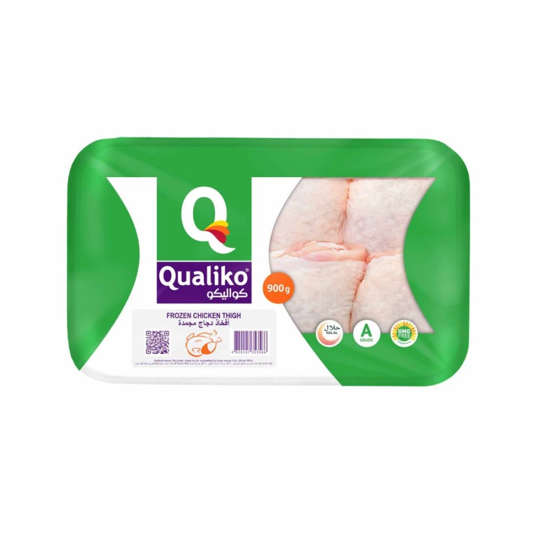Qualiko Frozen Chicken Thigh 900g