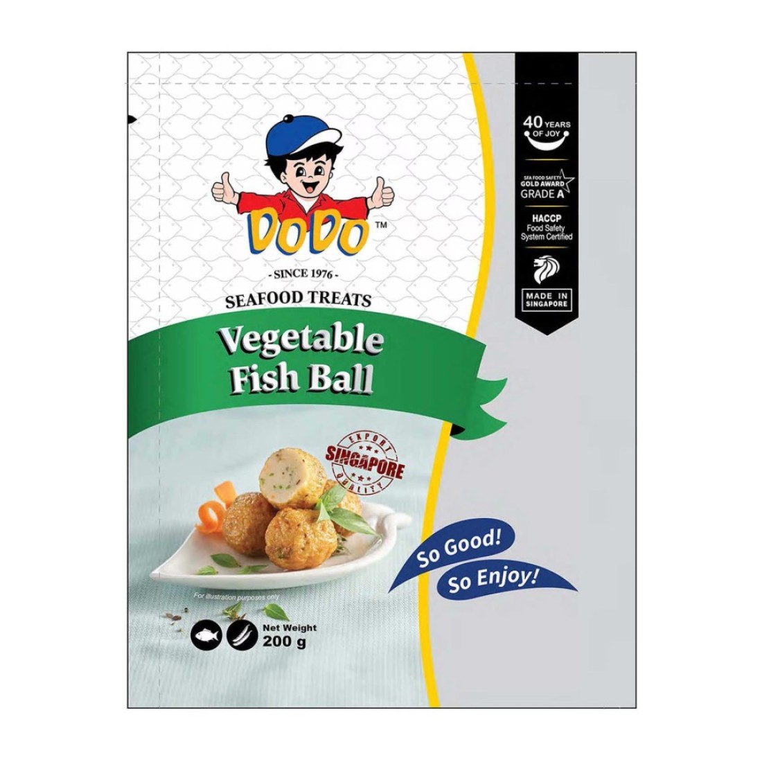 DODO BALL FISH/VEGETABLE 200GR