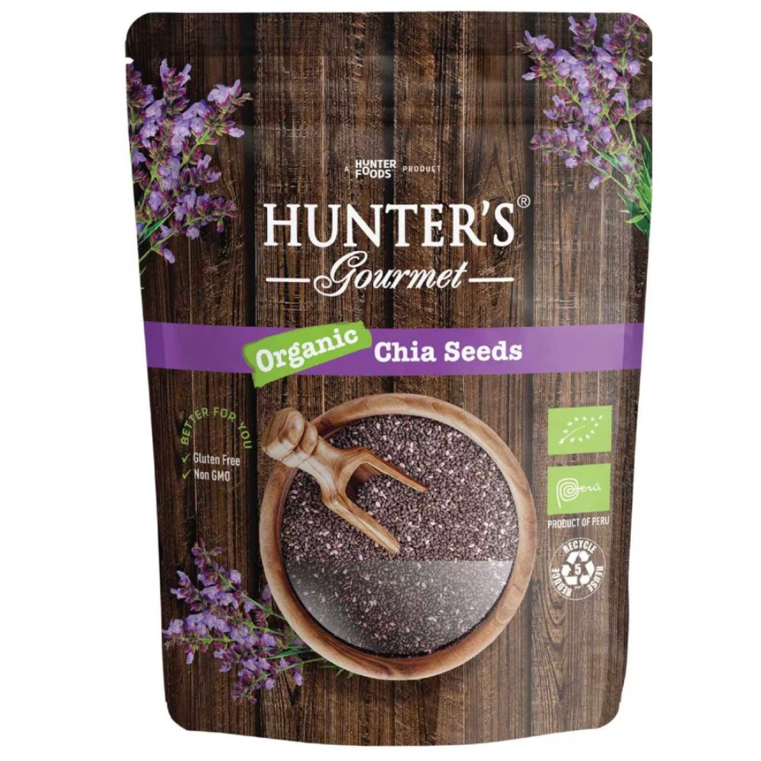 Hunter&#39;s Gourmet Organic Chia Seeds, 300g