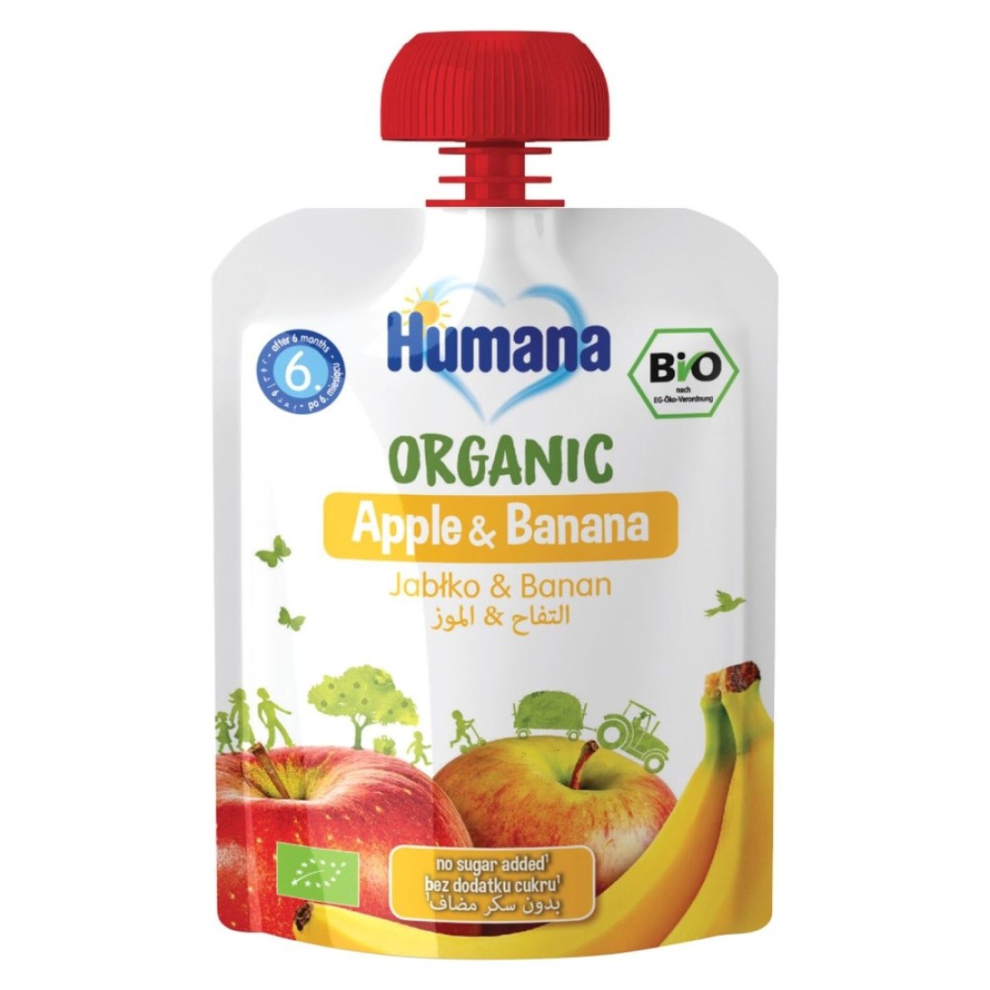 Humana Apple And Banana Puree 90g