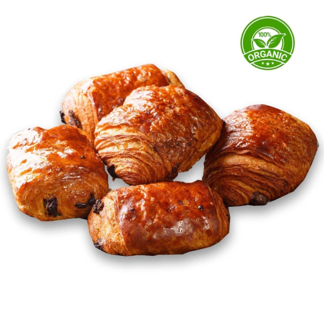 Organic Mini Chocolate Croissant 5-Piece Pack