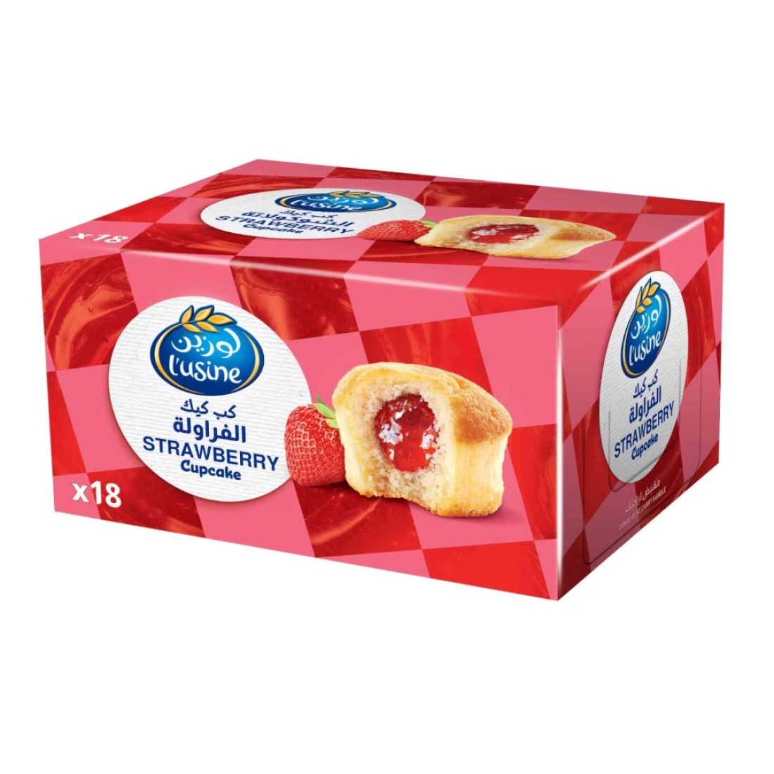 l&#39;usine Strawberry Cupcake 30g Pack of 18