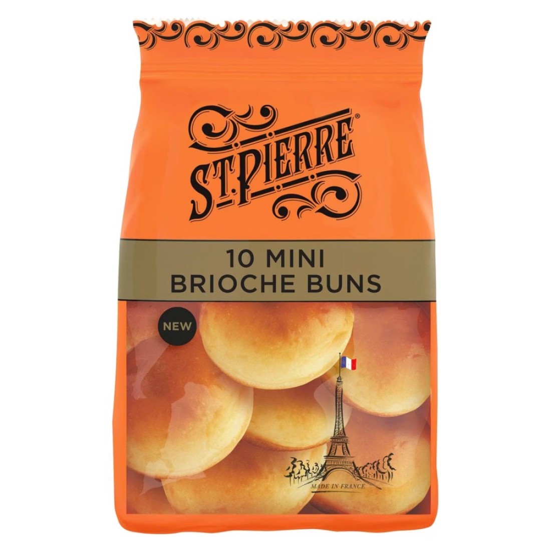 St. Pierre Mini Brioche Buns 10 Buns 200g
