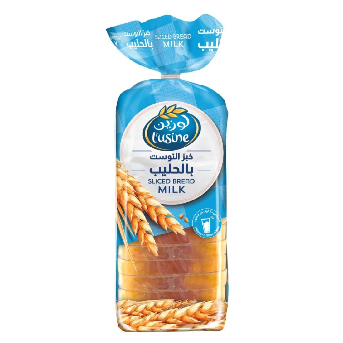 لوزين خبز التوست بالحليب 600 غرام