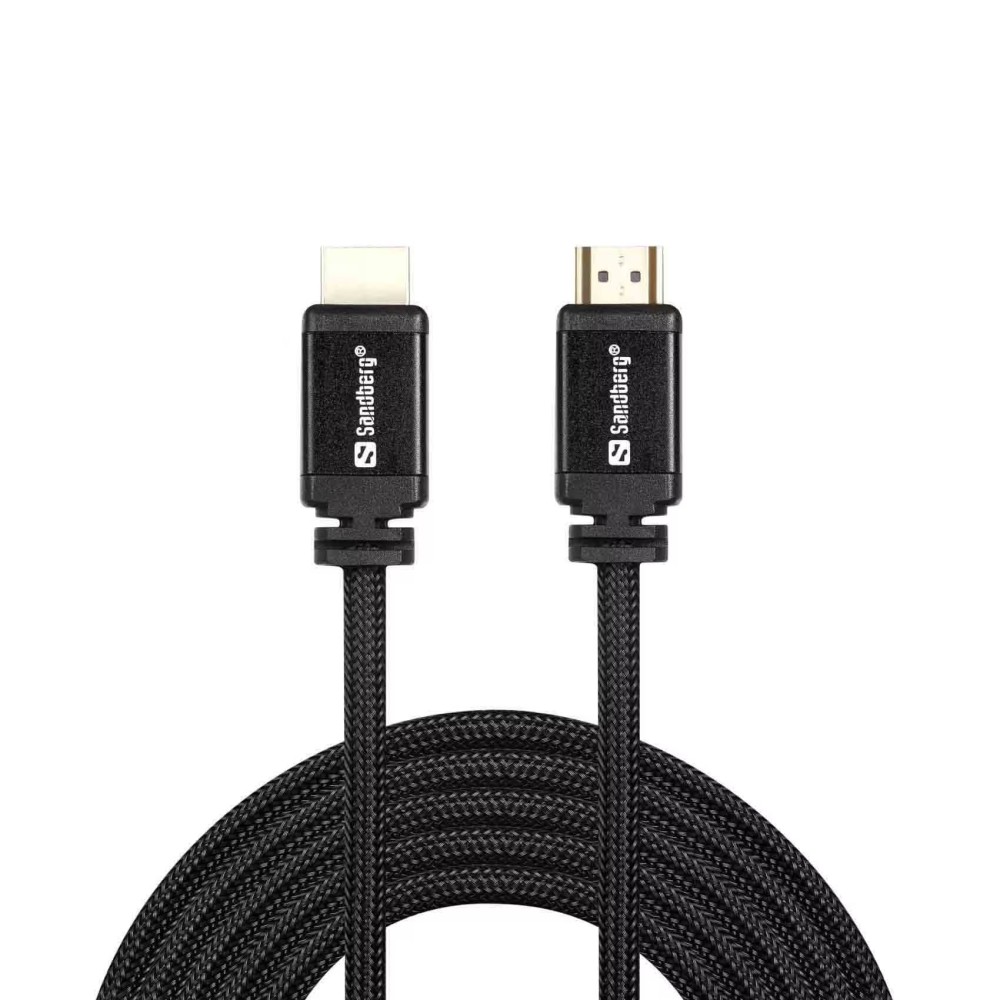 ساندبرغ كابل HDMI 2.0 بطول 10 متر - أسود