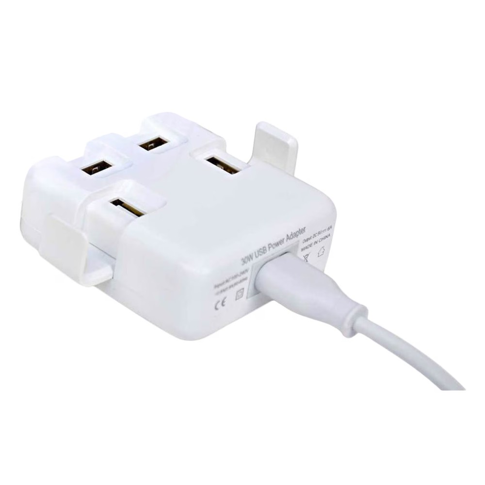 فيرست 1 شاحن مكتب USB - أبيض