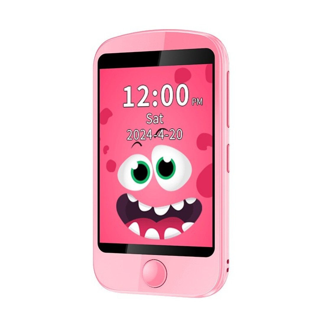 Porodo Kids 4G Smart Phone with SOS Calling, 700mAh Battery, 24H Normal Usage, 48H Standby, 2.8&quot; Display, Child-Friendly Design, Durable Build, Lightweight &amp; Easy to Use - Pink

