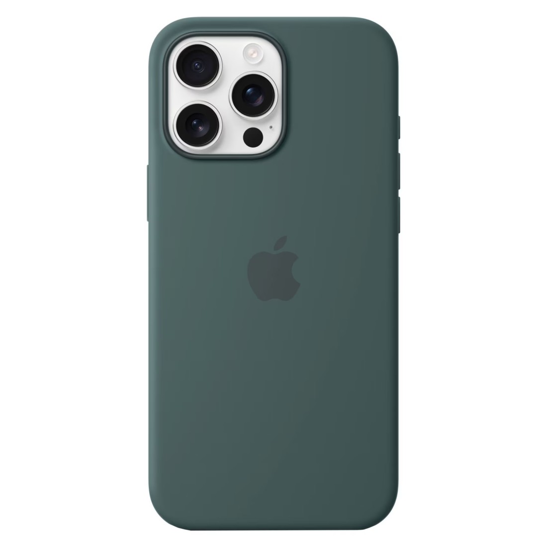 Apple Silicone Case Cover With MagSafe For iPhone 16 Pro Max Lake Green