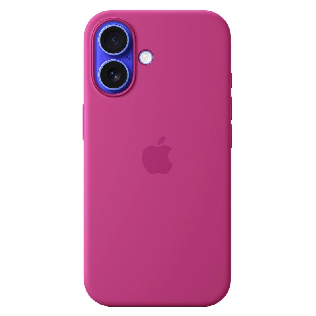Apple Silicone Case Cover With MagSafe For iPhone 16 Fuchsia