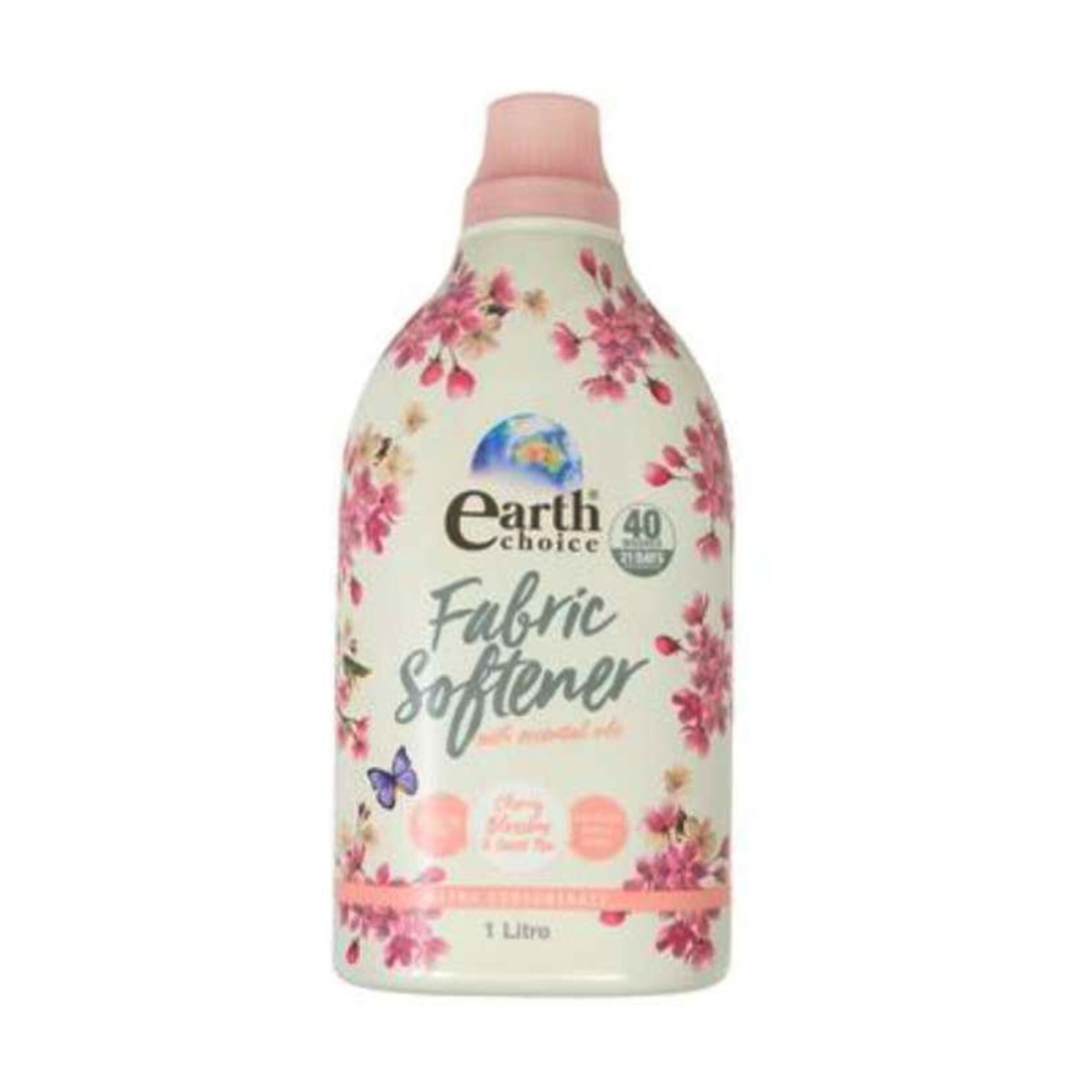Earth Choice Fabric Softener Cherry Blossom And Sweet Pea 1L