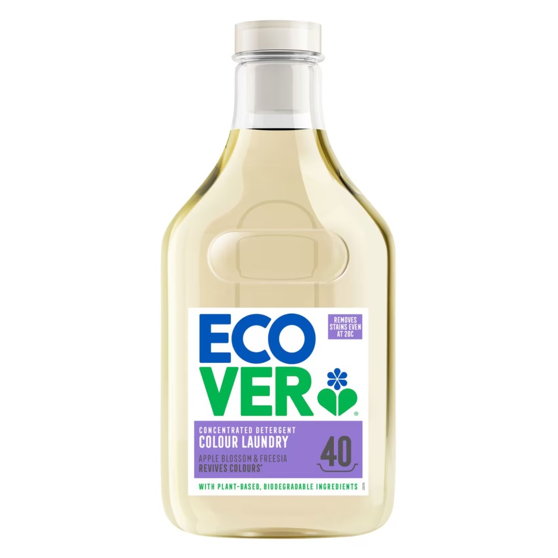 Ecover Concentrated Detergent Colour Laundry Liquid Apple Blossom And Freesia 1.43L