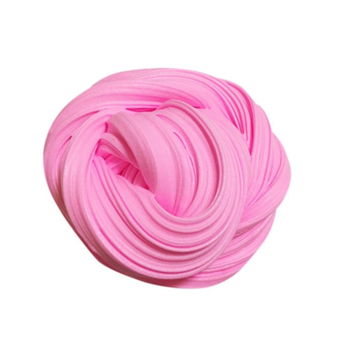 عام-100ML DIY لينة منفوش Floam الوحل المعطرة الإجهاد الإغاثة لا البوراكس حمأة الطين القطن الإصدار كلاي لعبة الطين للاطفال والكبار الوردي